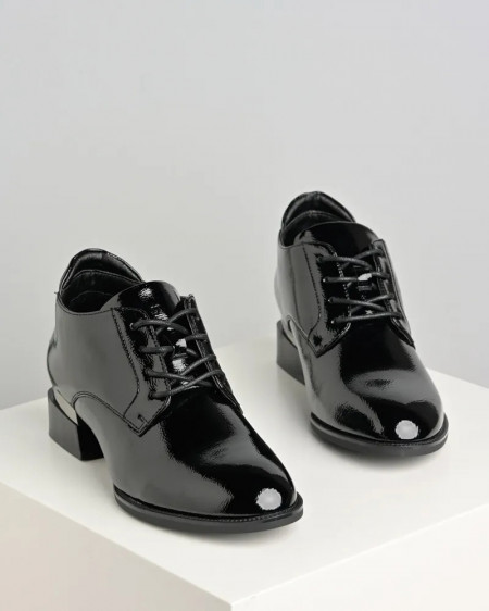 Crne lakovane ženske cipele Emelie Strandberg, slika 5
