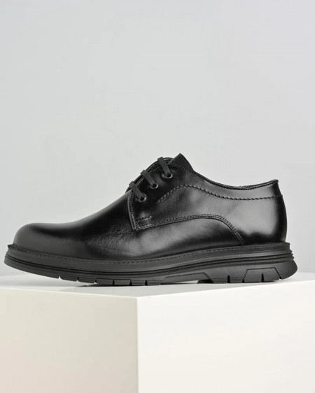 Muške kožne cipele 1264-01 crne, slika 3