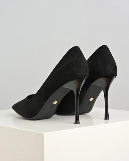 Ženske crne cipele na štiklu salonke, slika 6