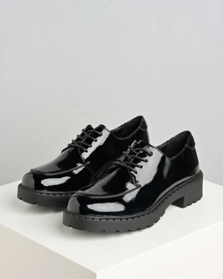 Crne lakovane ženske oksford cipele Emelie Strandberg, slika 6