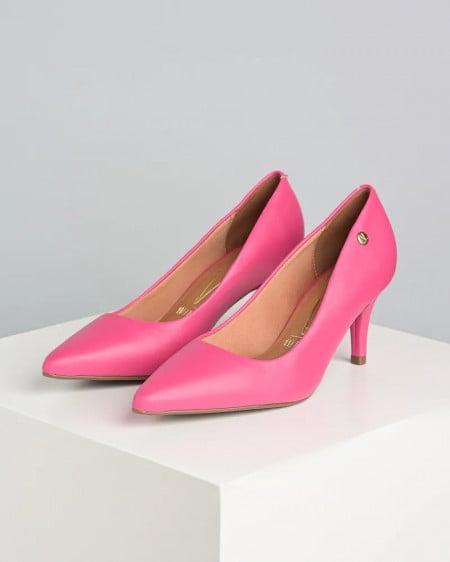 Cipele na manju štiklu u pink boji, brend Vizzano, slika 1