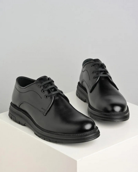 Muške kožne cipele 1264-01 crne, slika 4