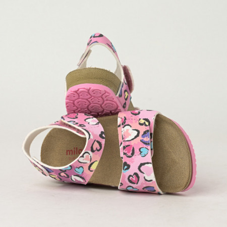 Roze anatomske sandale za devojčice, slika 3