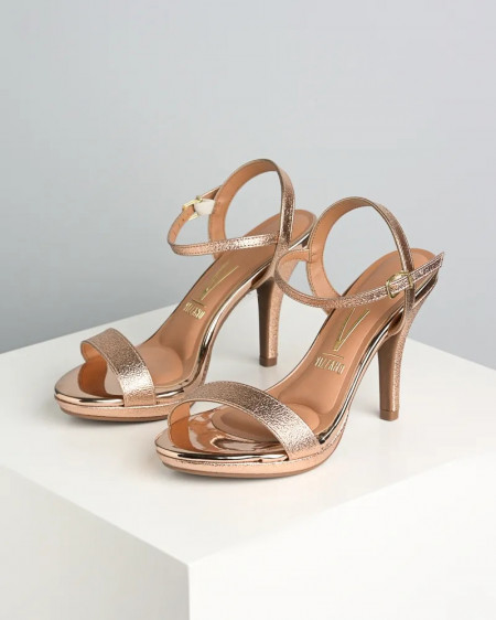 Ženske sandale na štiklu 6210.1019.22968 Gold Pink