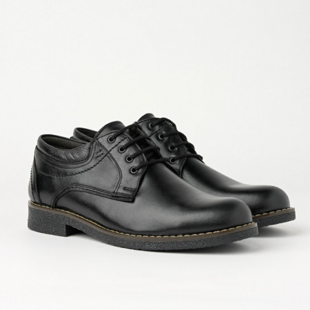Crne kožne muške cipele Gazela 5886-01, slika 2