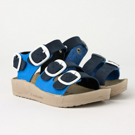 Plave sandale za dečake, anatomski đon, slika 1