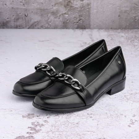 Crne ženske cipele na malu petu