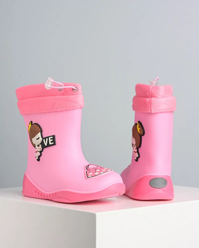 Dečije čizme za kišu, pink boja, slika 5