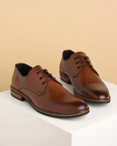 Elegantne cipele za odelo braon Gazela 5531-06, slika 5