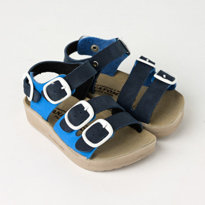 Plave sandale za dečake, anatomski đon, slika 3