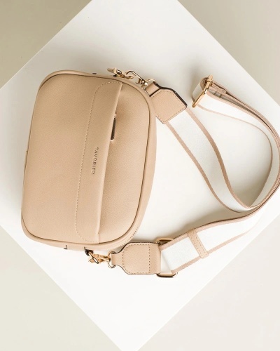 Ženska crossbody torbica u bež boji, slika 6