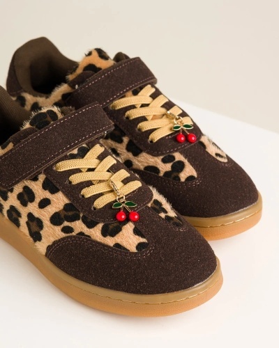Dečije patike sa leopard printom i priveskom, slika 5