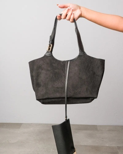 Ženska ceger torba mekane forme T012630 crna