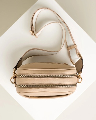 Ženska crossbody torbica u bež boji, slika 5