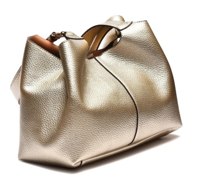Ženska zlatna shopper torba, slika 1