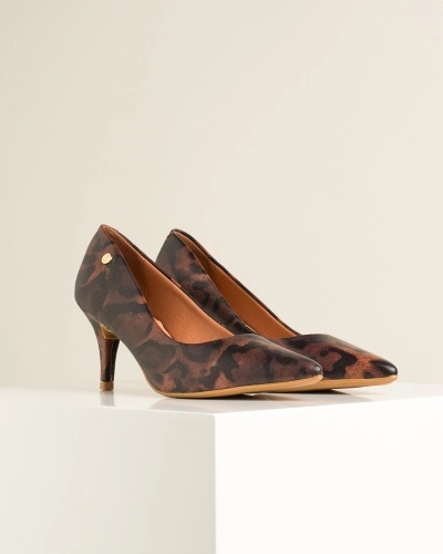 Braon boje salonke na štiklu, leopard print, brenda Vizano, slika 8
