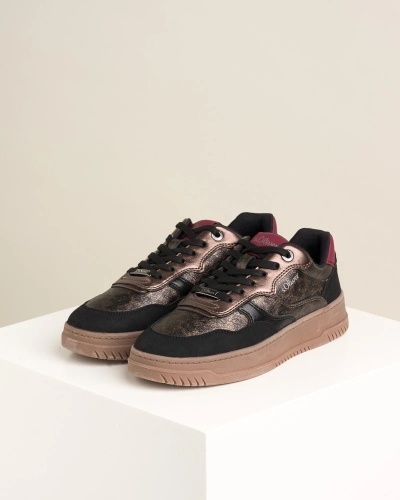 Crne ženske patike, leopard print, slika 2