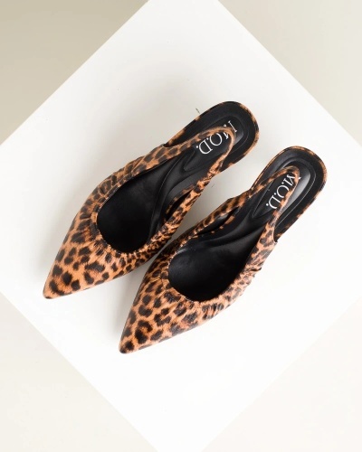 Ženske sandalete na štiklu sa leopard printom, slika 11