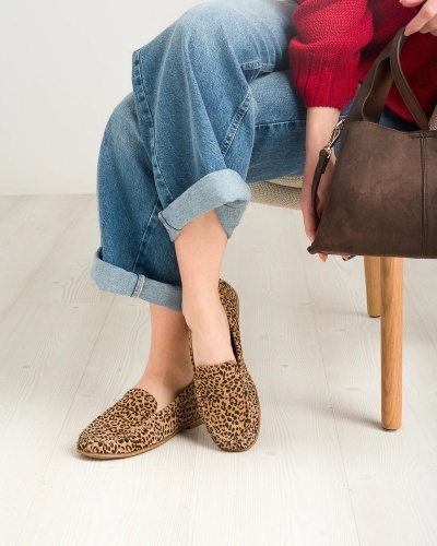 Kožne mokasine za žene, leopard print, brend Tamaris, slika 5