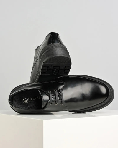 Crne muške kožne cipele Gazela, slika 5