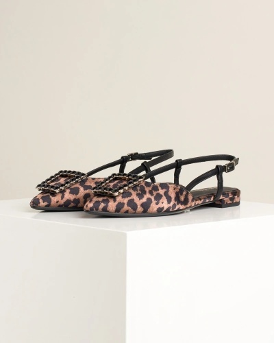 Ženske ravne sandale sa zatvorenim prstima, leopard print, brend Tamaris, slika 7