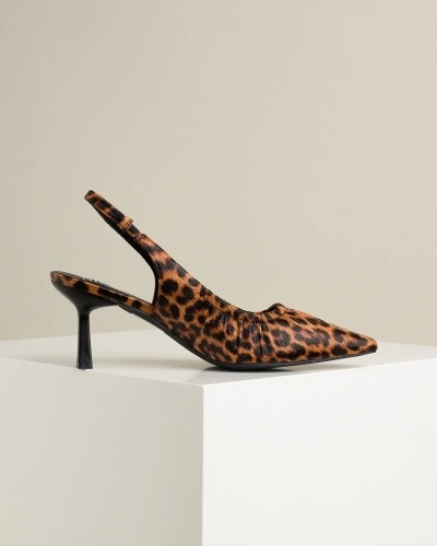 Ženske sandalete na štiklu sa leopard printom, slika 8