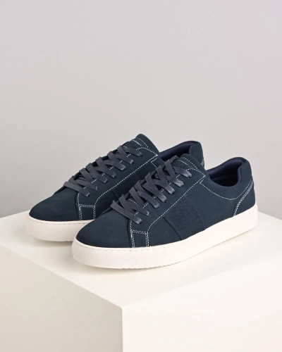 Teget elegantne kožne patike za muškarce, slika 2