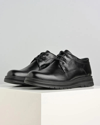 Muške kožne cipele 1264-01 crne, slika 1