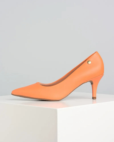 Cipele na manju štiklu u narandzastoj boji, brend Vizzano, slika 6