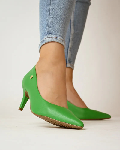 Cipele na manju štiklu u zelenoj boji, brend Vizzano, slika 3