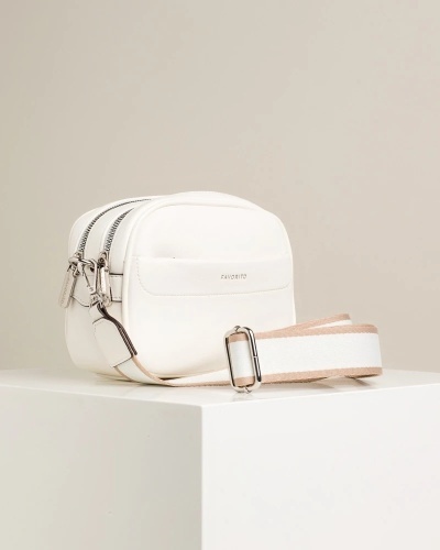 Ženska crossbody torbica u beloj boji, slika 5