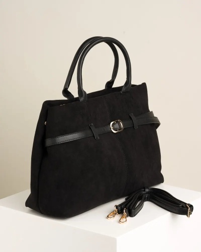 Ženska torba mekane forme T012628 crna