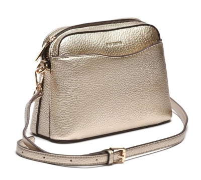 Ženska crossbody torba u zlatnoj boji, slika 2