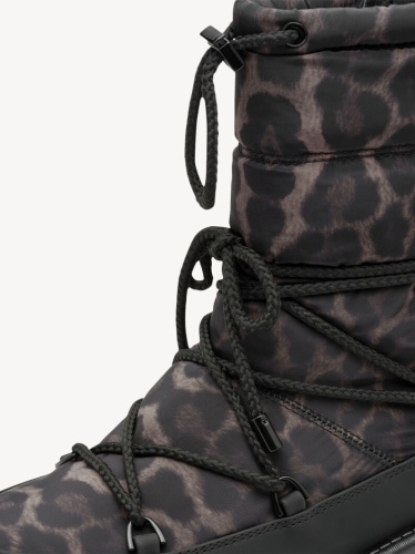 Ženske tople crne vodoodbojne čizme sa leopard printom, brend Tamaras, slika 5