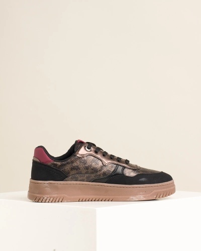 Crne ženske patike, leopard print, slika 5