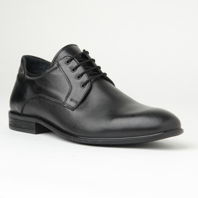 Crne kožne muške cipele 4277-01, slika 6