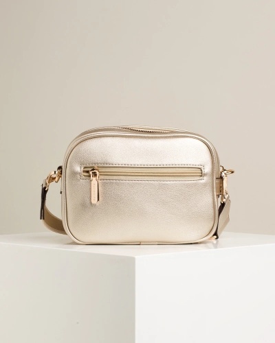 Ženska crossbody torbica u zlatnoj boji, slika 7