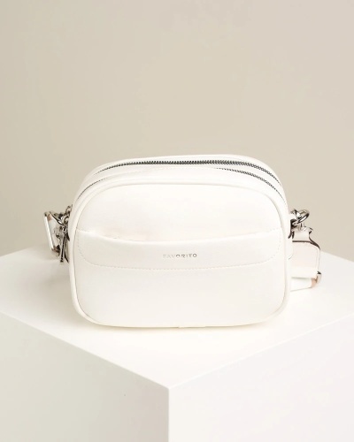 Ženska crossbody torbica u beloj boji, slika 2