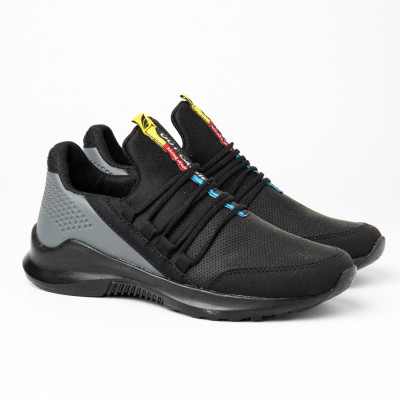 Patike 18008 crne sa sivim detaljima (36-39)