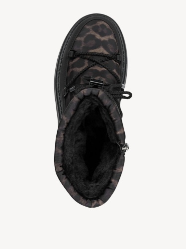 Ženske tople crne vodoodbojne čizme sa leopard printom, brend Tamaras, slika 9