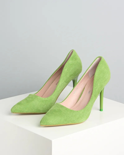 Cipele na štiklu L5804 zelene