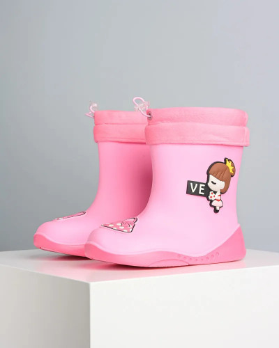 Roze gumene čizme za decu, slika 1