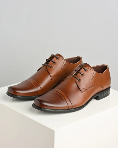 Elegantne braon muške cipele domaće proizvodnje, slika 3
