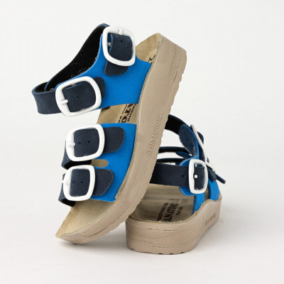 Plave sandale za dečake, anatomski đon, slika 2
