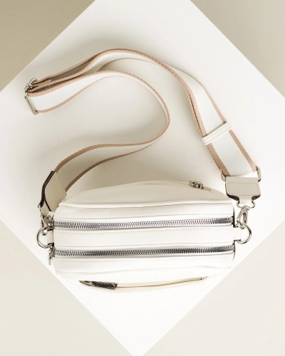 Ženska crossbody torbica u beloj boji, slika 8