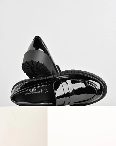 Crne ženske cipele na debelom đonu, slika 6