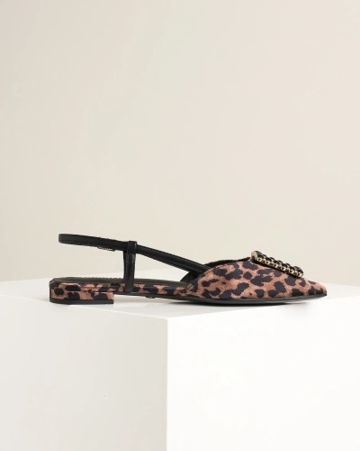 Ženske ravne sandale sa zatvorenim prstima, leopard print, brend Tamaris, slika 9