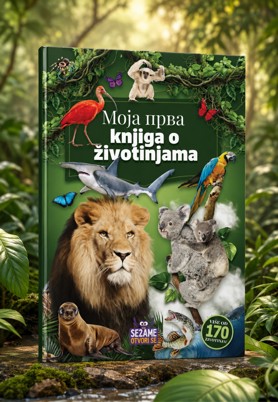 Предња корица књиге Моја прва књига о животињама