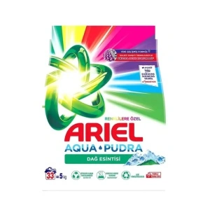 Ariel detergent automat de rufe pudra 5kg, 33 spalari Mountain Spring Color
