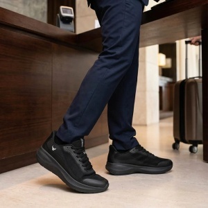 Adidasi ergonomici, profesionali, unisex, negri, Suecos Aura